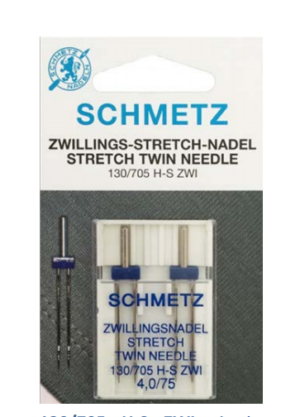 130/705 H-S ZWI: Aguja  gemela stretch.