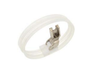 Prensatelas de teflón con aros de nylon para guiado suave del material