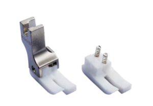 Prensatelas de teflón compensado derecho 6,4 mm para guiado suave del material