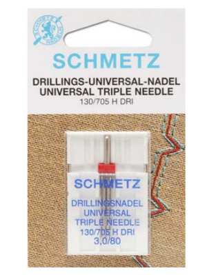 130/705 H DRI: Aguja trilliza universal.