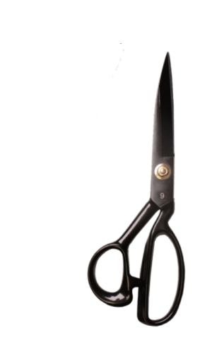 Tijeras metálicas para sastre de alta  calidad 12”